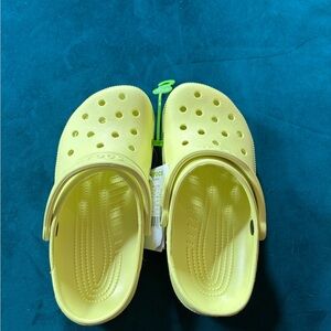 Neon Yellow Crocs Clogs